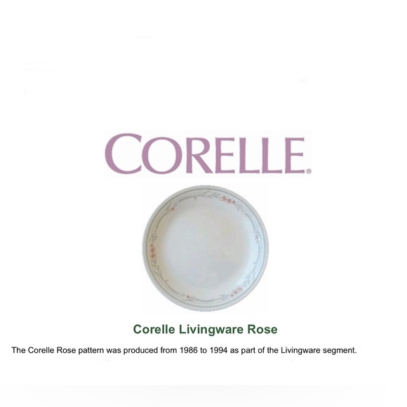 Vintage Corelle Rose - Picture 7 of 7